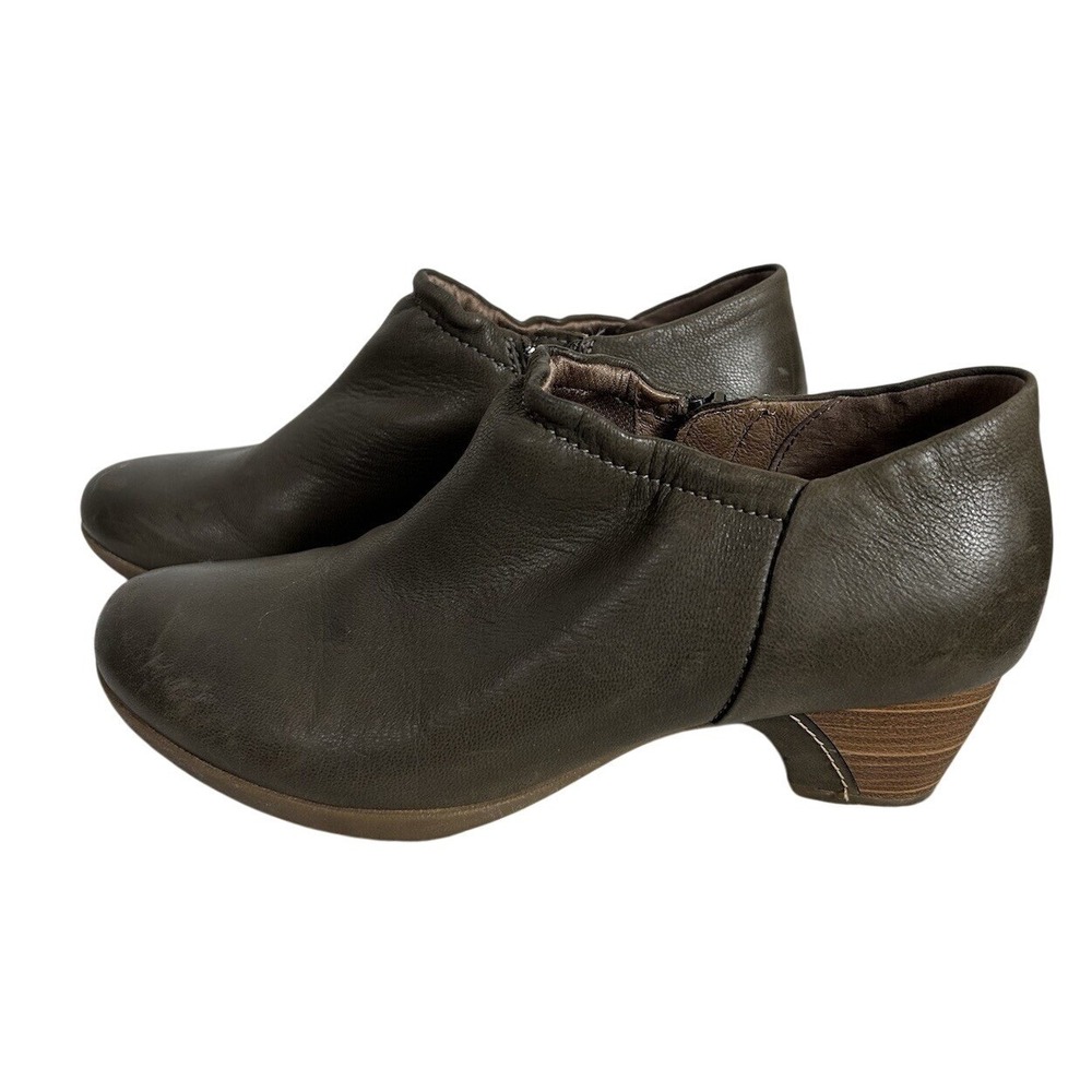 Dansko Debbie Burnished Ankle Boots, Taupe, Women's 37 EU (US 6.5-7)